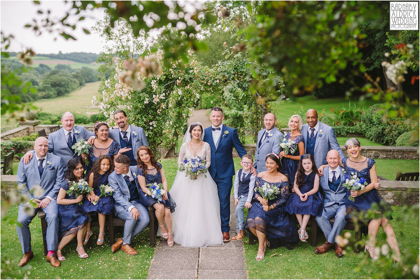 Wood Hall Hotel wedding party group photos, Wood Hall Wedding Photos, Wood Hall Wedding Photographer