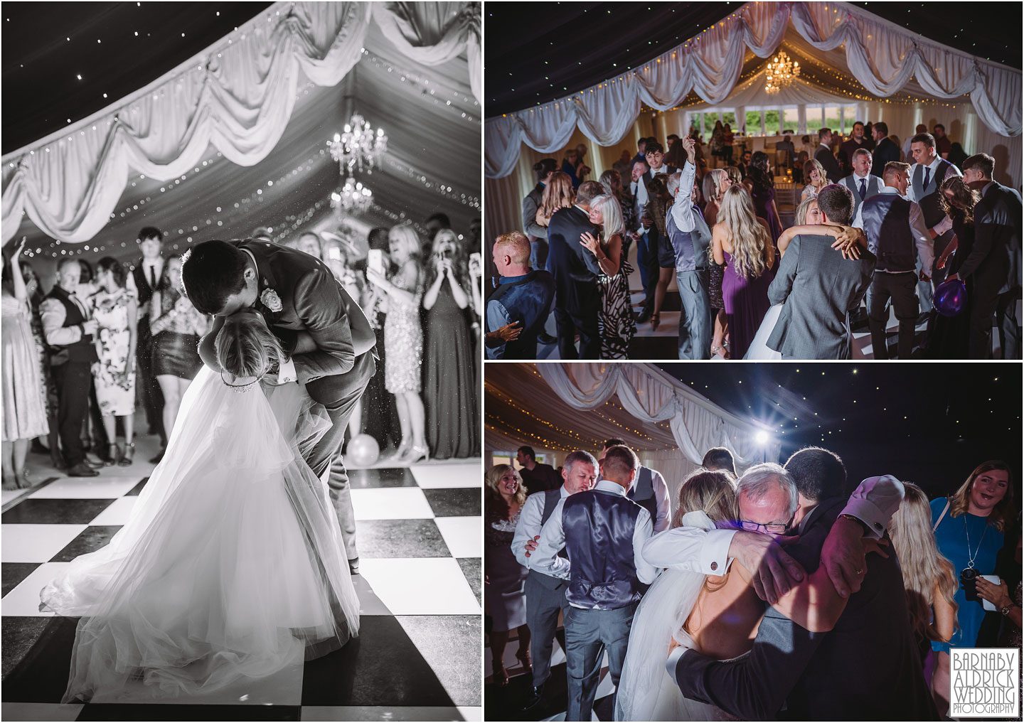 First Dance at Priory Cottages in Yorkshire, Wedding photos at Priory Cottages, The Priory Yorkshire