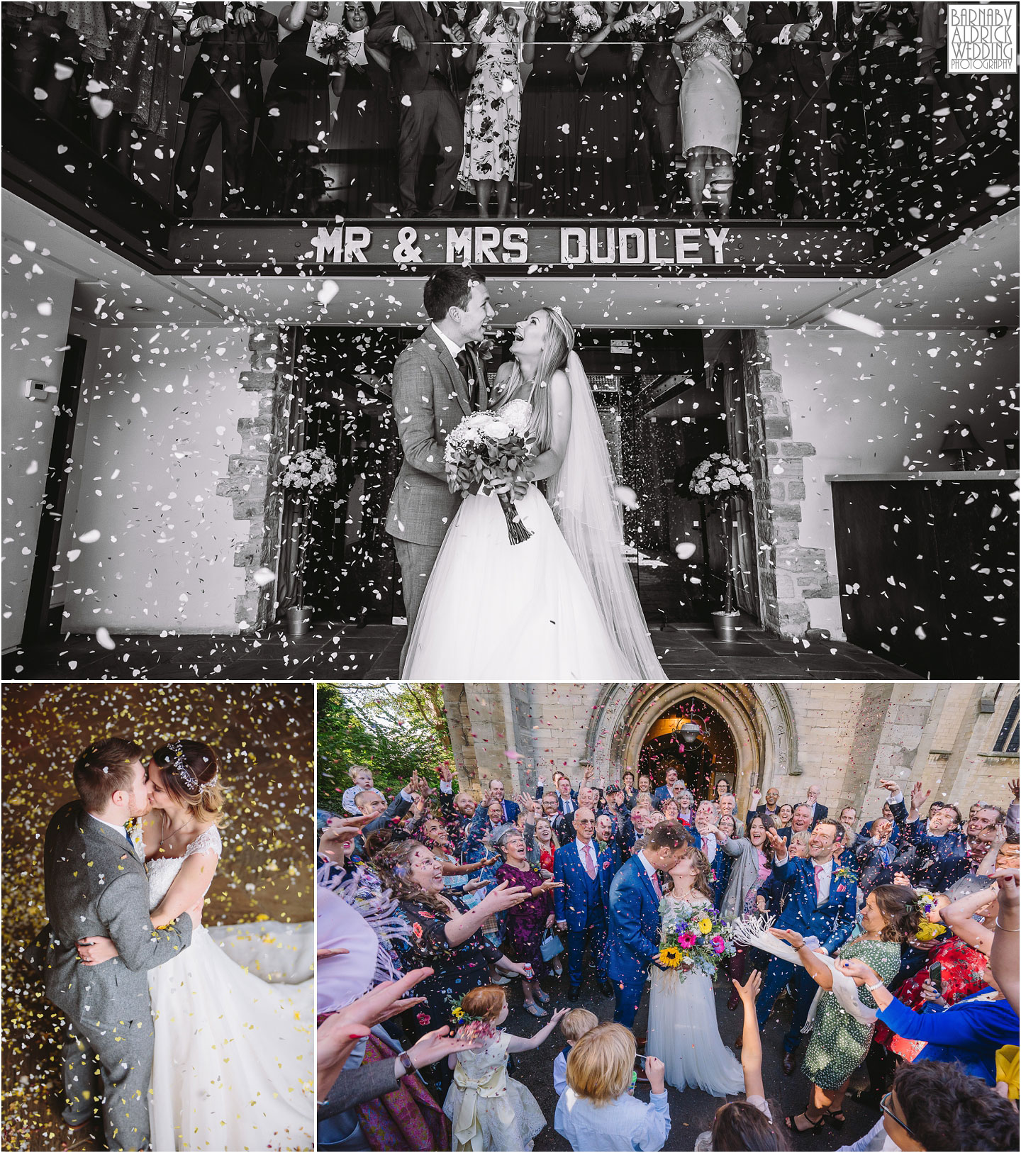 Priory Cottages Confetti photo