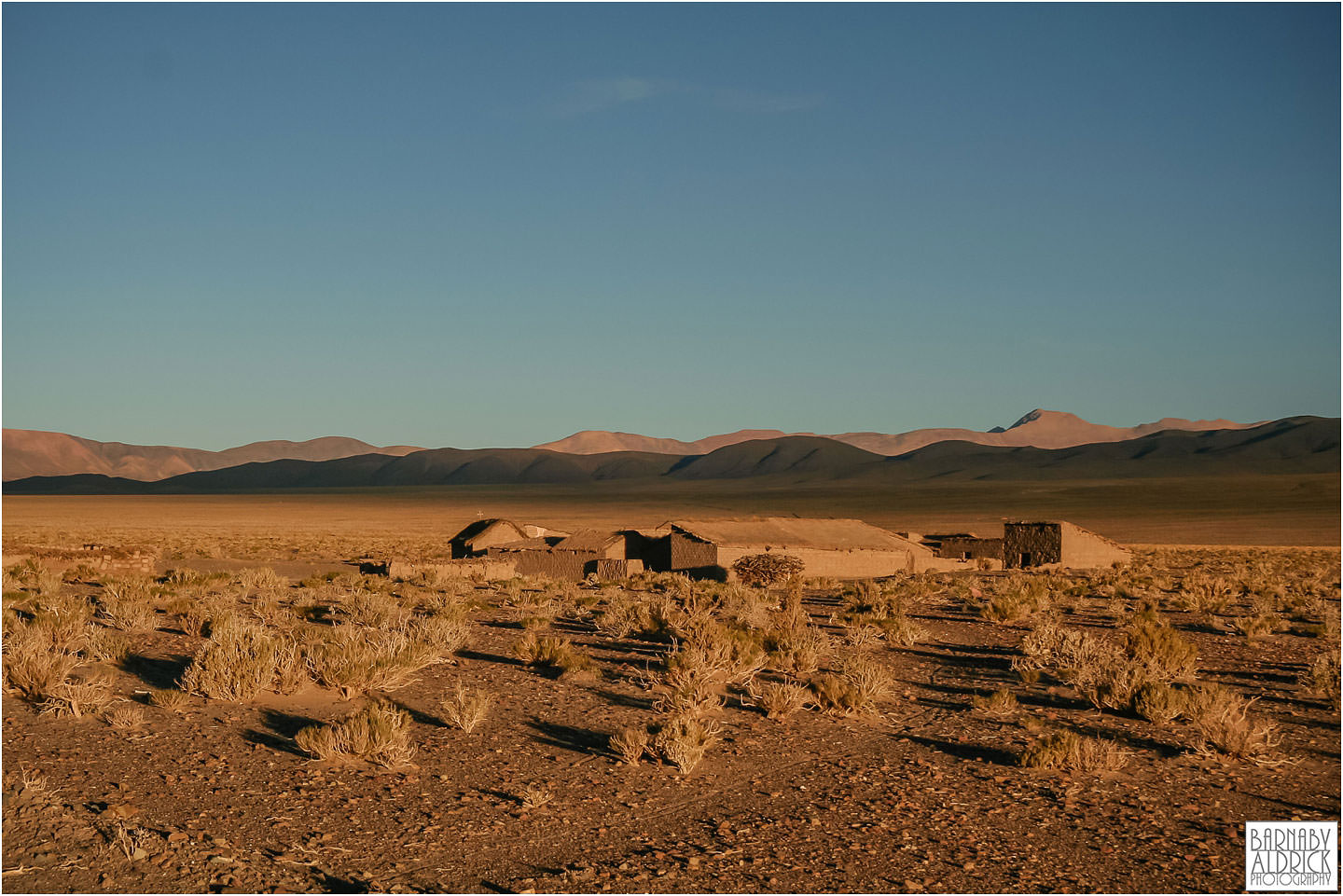 Salinas Grandes Adobe village Argentina