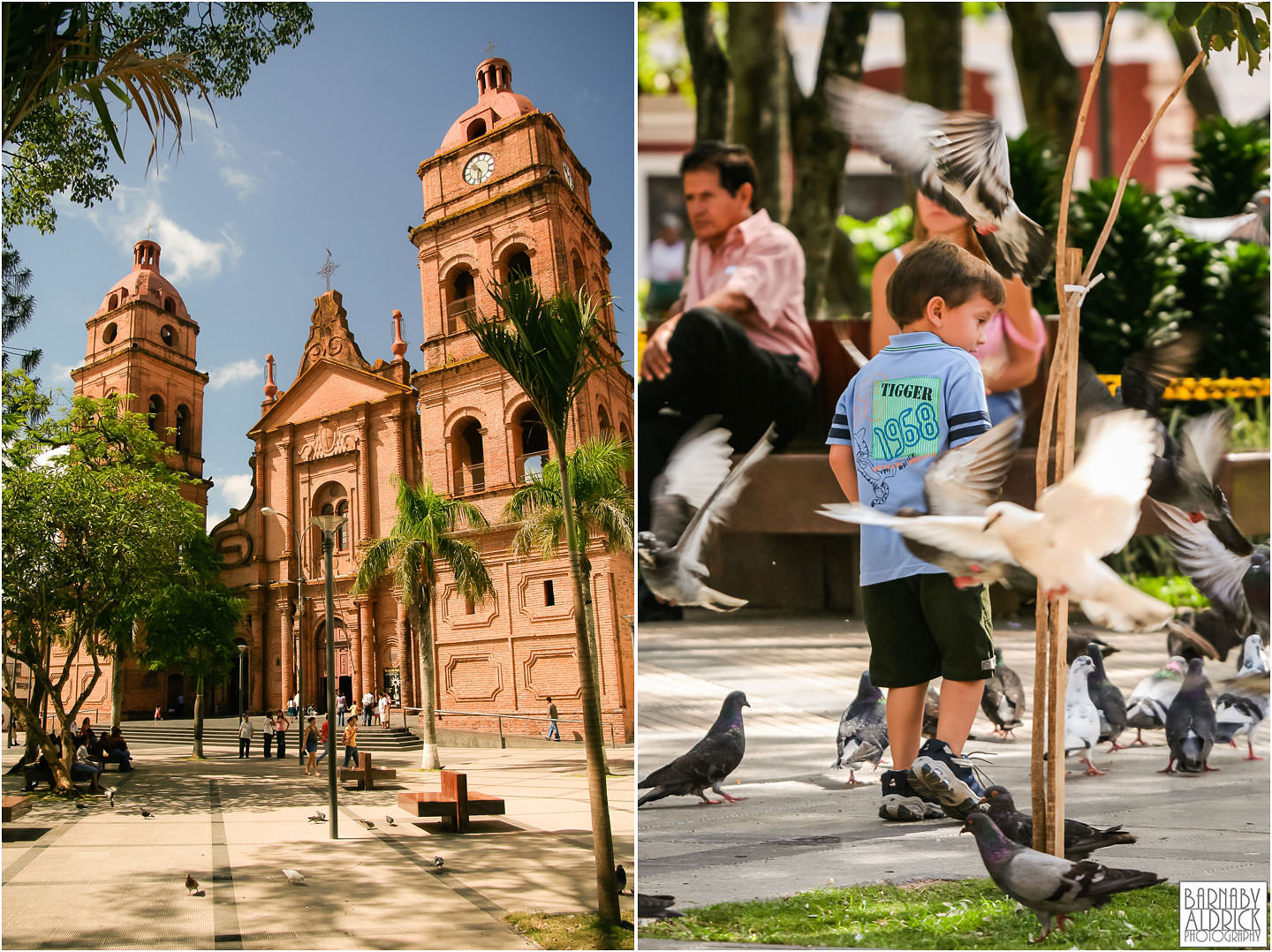 La Quiaca church square Bolivia