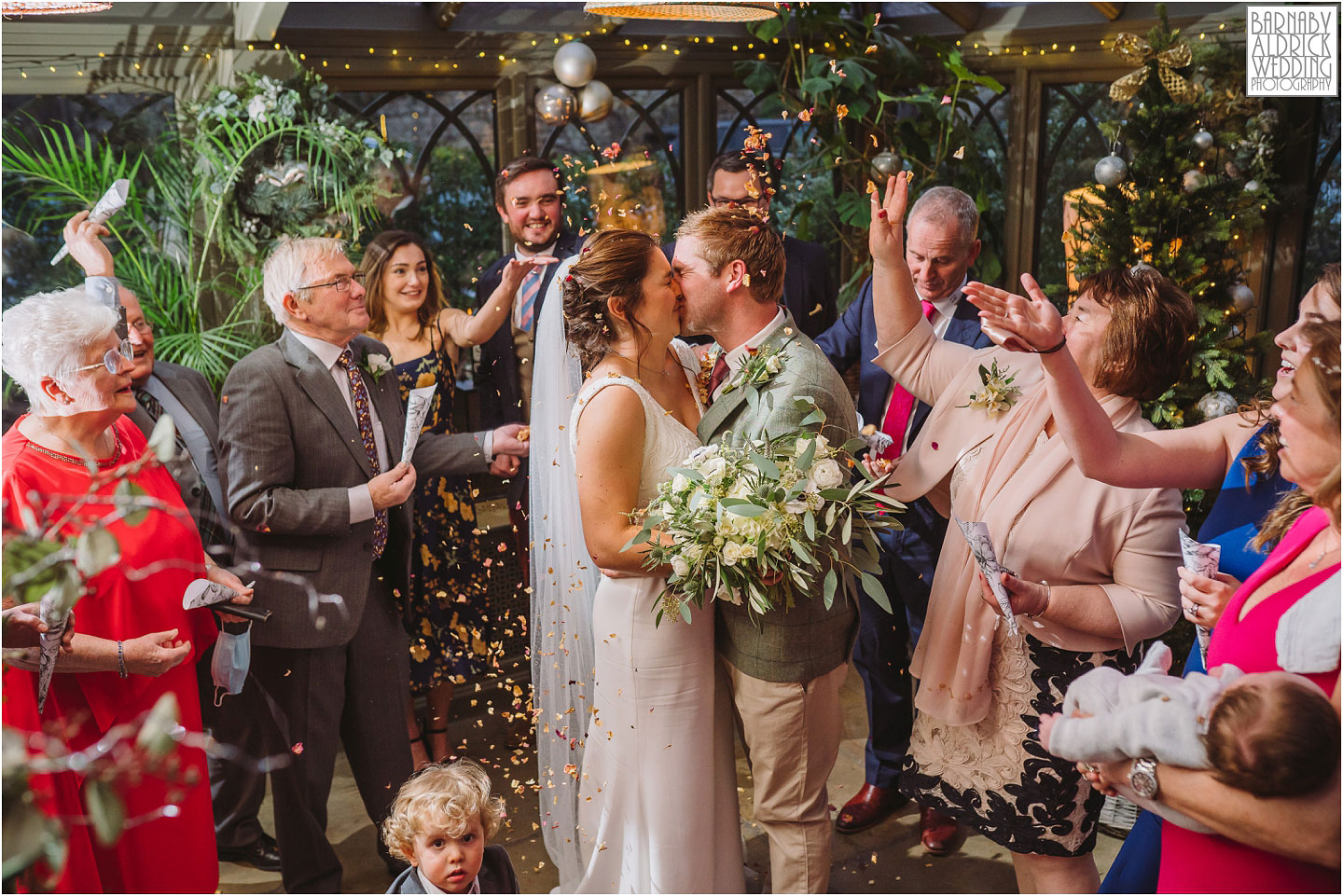 Confetti at the Pheasant, Pandemic wedding, 2020 lockdown wedding, Coronavirus wedding Yorkshire, Awesome Covid 19 wedding, Harome Wedding Photography, The Pheasant Hotel Wedding, Wedding Photography at The Pheasant Hotel North Yorkshire, North Yorkshire Wedding Photographer