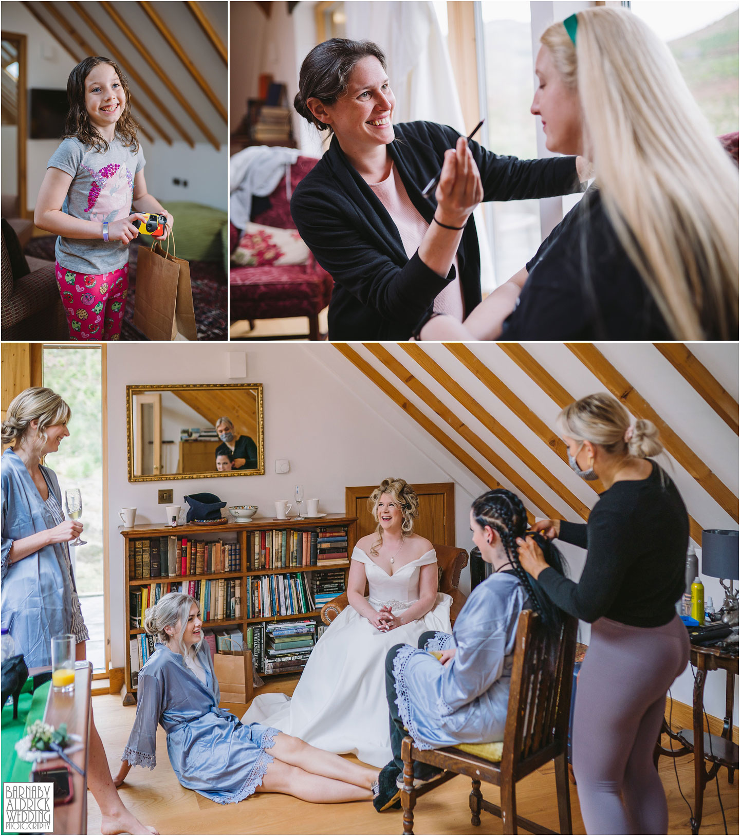 Make up artist at Carrick Castle Estate Lodge Wedding, Loch Goil Wedding photos, Argyll Forest Park Wedding Scotland, Scottish Wedding, Scottish Lockdown Wedding, Scottish Wedding