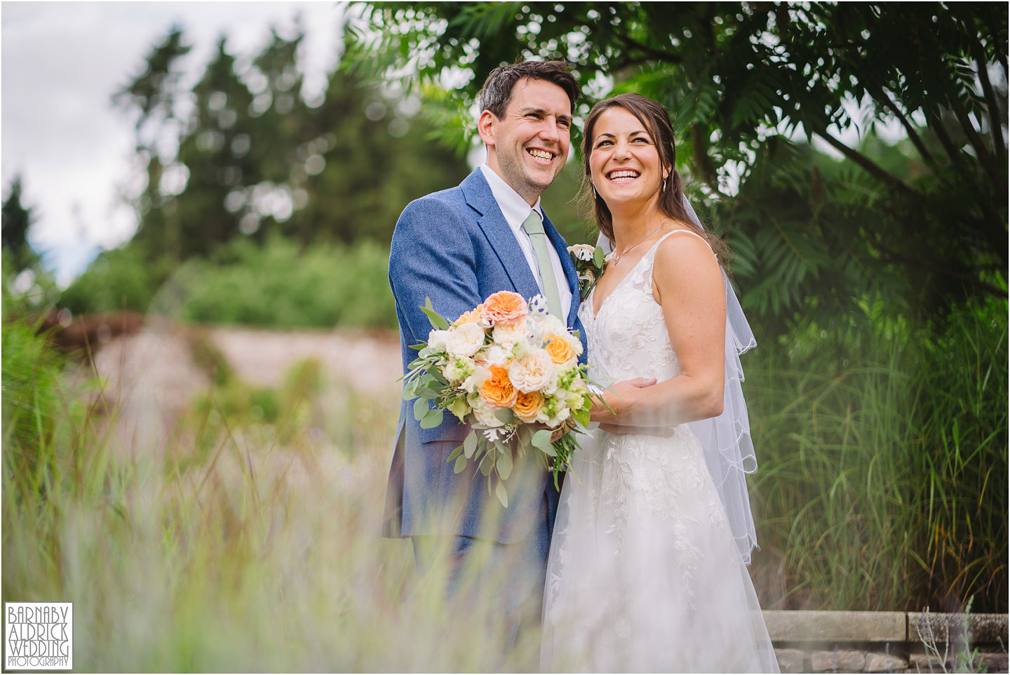 Bride and groom at the Fig House Walled Garden at Middleton Lodge, Fig House Walled Garden Middleton Lodge Wedding Photos, Fig House Middleton Lodge Richmond, Middleton Lodge wedding photographer, Middleton Lodge Wedding Photography, Yorkshire Wedding Photographer Barnaby Aldrick