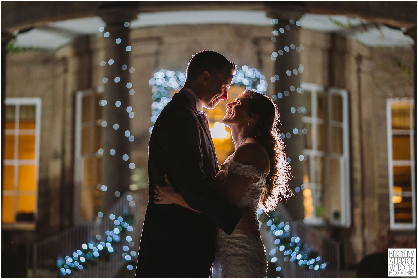 Evening flash portraits at Wood Hall Hotel in Wetherby