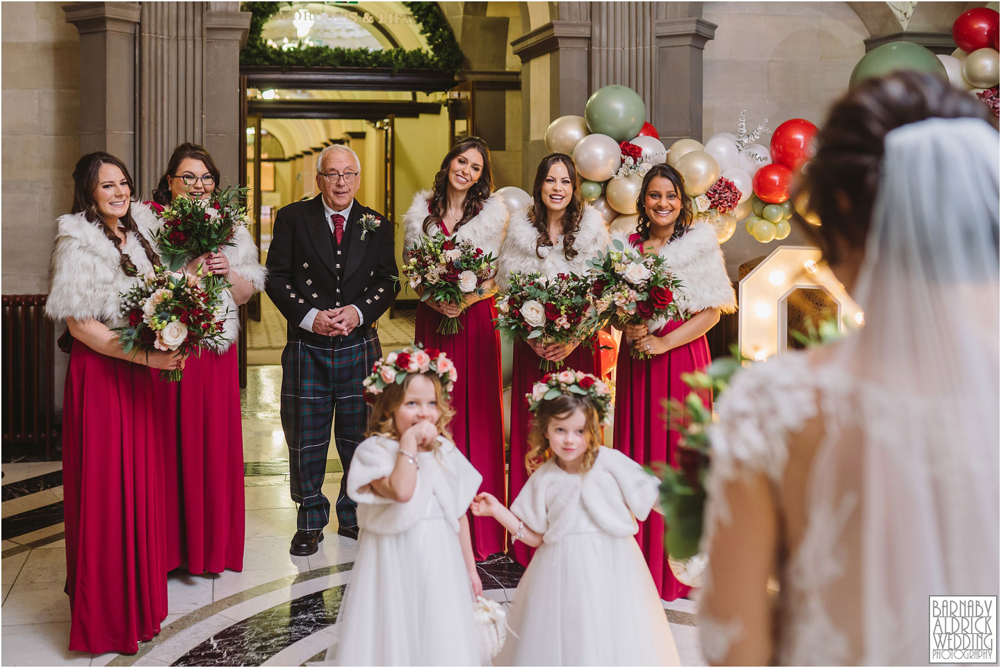 Father daughter wedding moment,