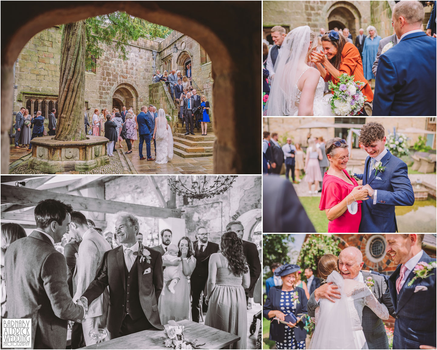 Candid Wedding photos by Yorkshire photographer Barnaby Aldrick