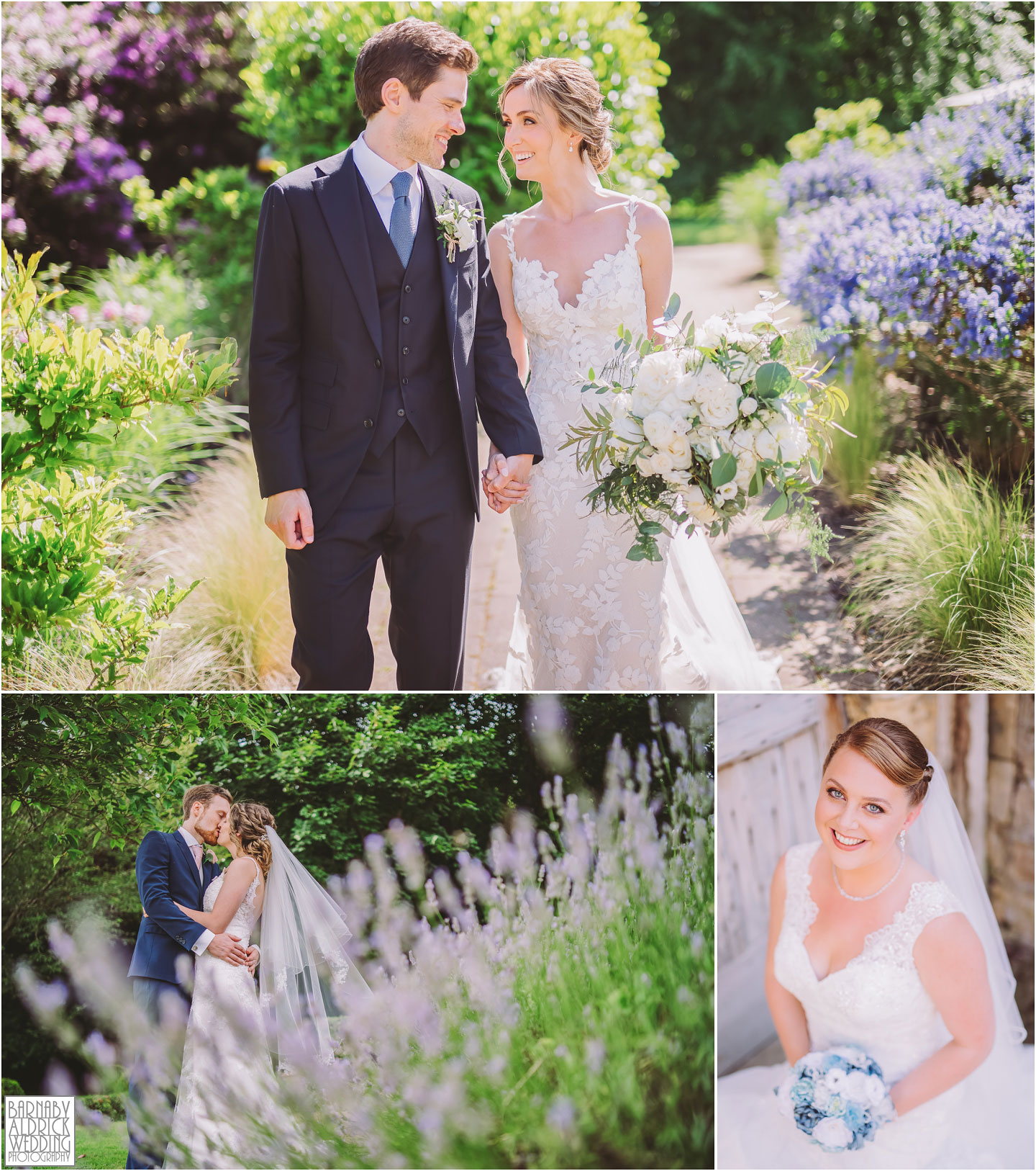 bride and groom portraits at Rudding Park, bride and groom portraits at Wood Hall Wetherby,