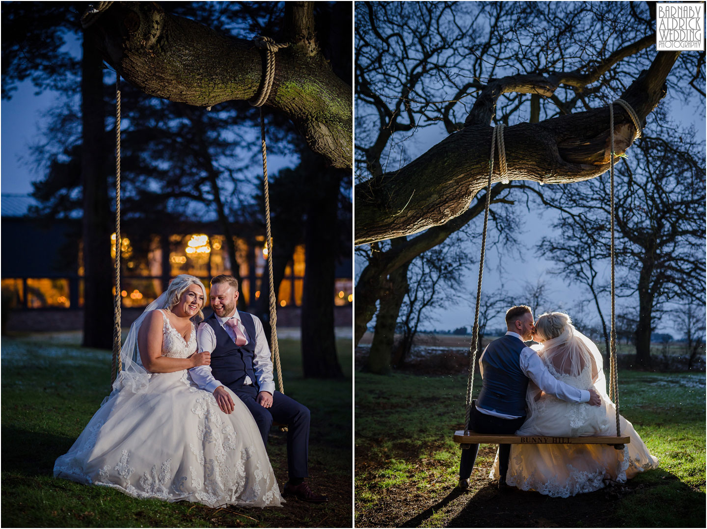 Swing at Bunny Hill, Wedding Photos at Bunny Hill, Bunny Hill Barn wedding Yorkshire, Yorkshire Wedding Photography 