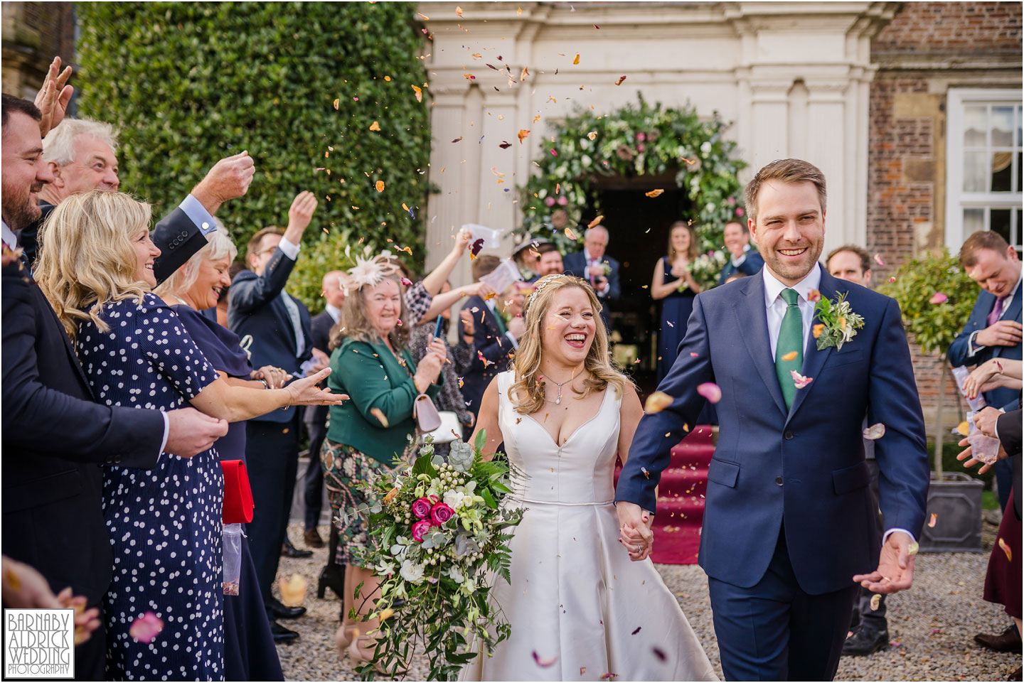 Goldsborough Hall Confetti, Goldsborough Hall Wedding Photos, Goldsborough Hall Wedding Photography, Yorkshire Wedding, Yorkshire Wedding Photographer, Knaresborough Wedding, Harrogate wedding venue, Yorkshire Stately House Wedding