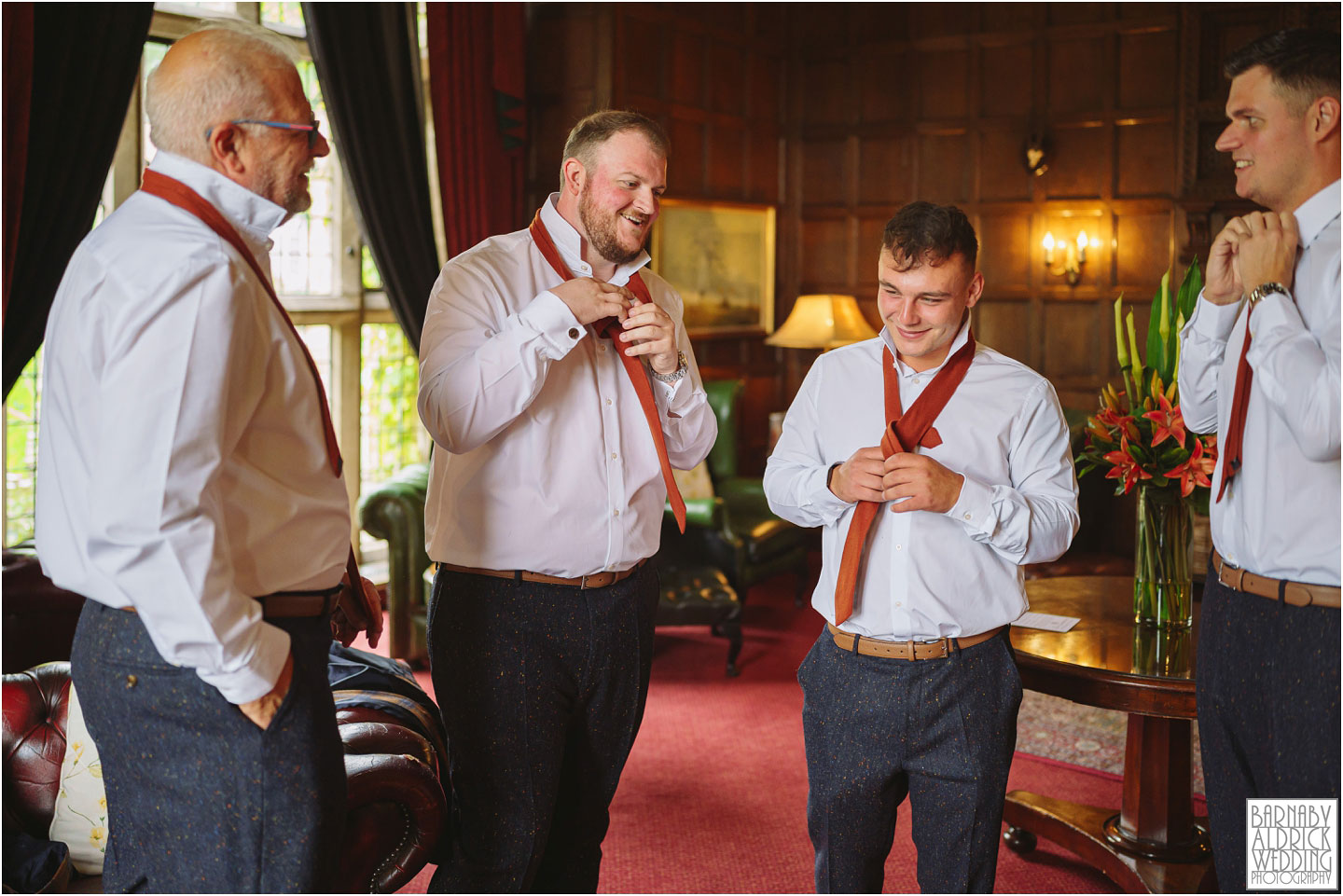 Groomsmen photos at Goldsborough Hall, Goldsborough Hall Wedding Photos, Goldsborough Hall Wedding Photography, Yorkshire Wedding, Yorkshire Wedding Photographer, Knaresborough Wedding, Harrogate wedding venue, Yorkshire Stately House Wedding