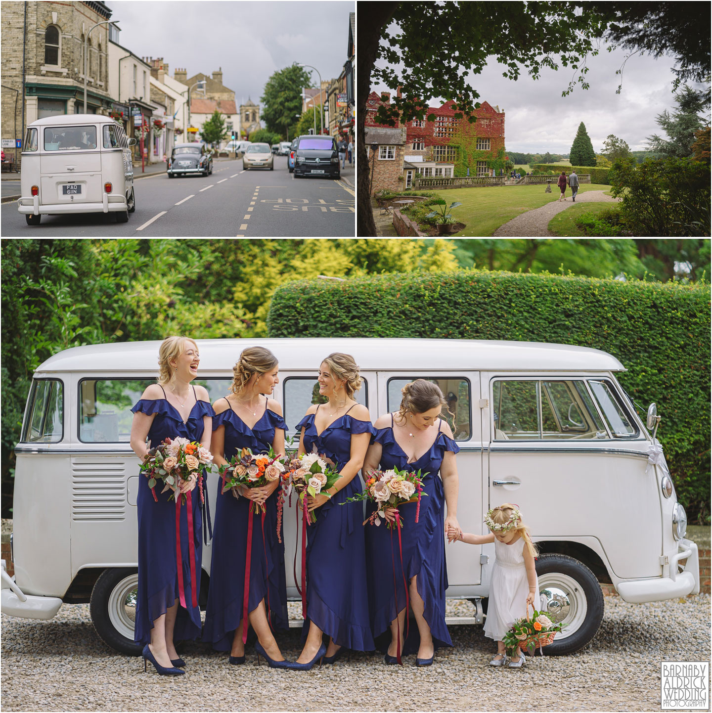 Goldsborough Hall Wedding campervan, Goldsborough Hall Wedding Photography, Yorkshire Wedding, Yorkshire Wedding Photographer, Knaresborough Wedding, Harrogate wedding venue, Yorkshire Stately House Wedding