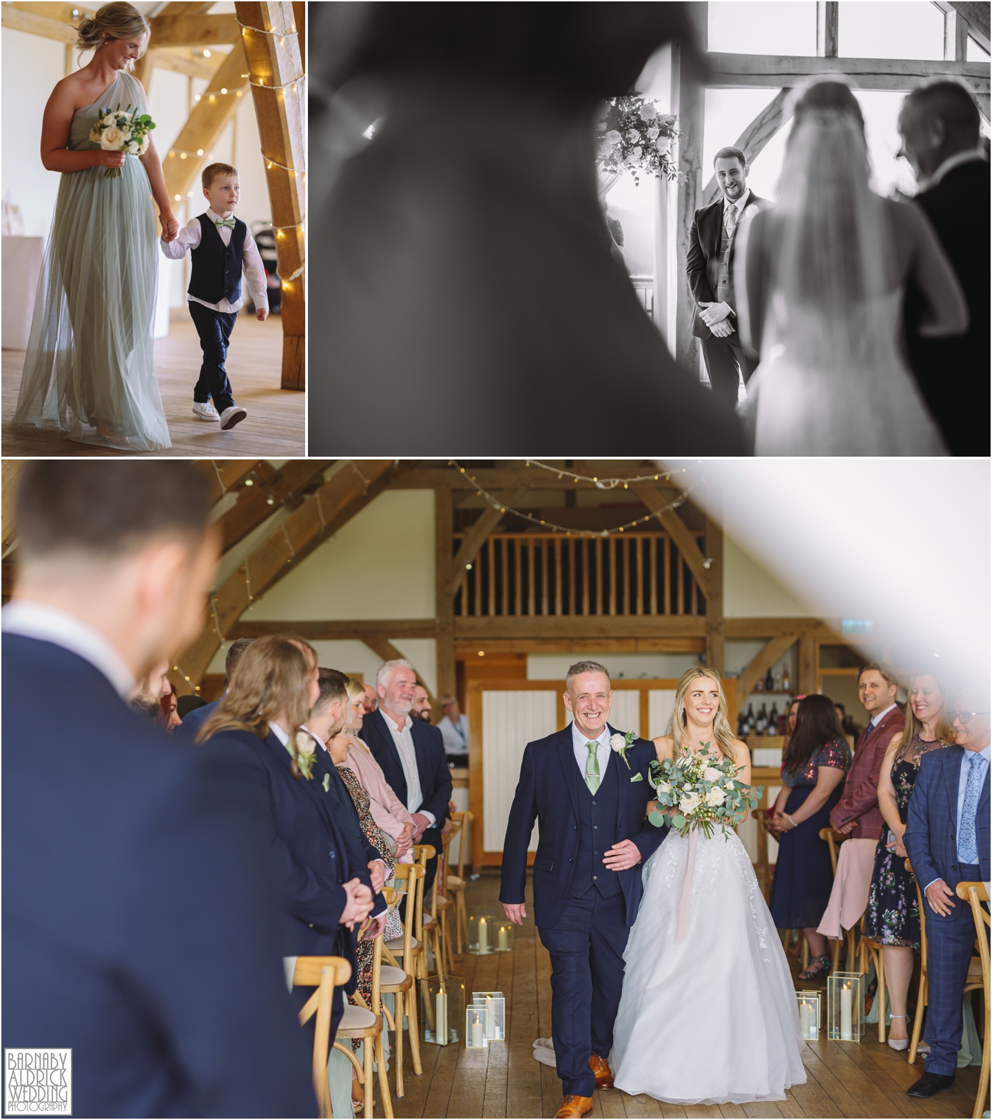 Wedding Ceremony at Sanburn Hall grand hall, Sandburn Hall Wedding Venue, 