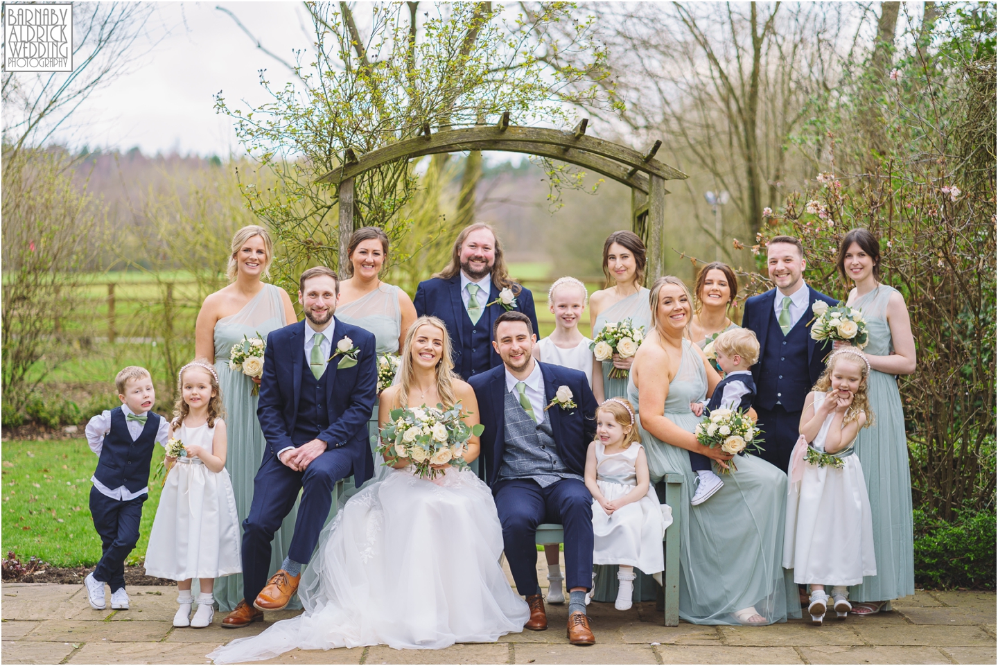 Wedding Party Photos at Sandburn Hall