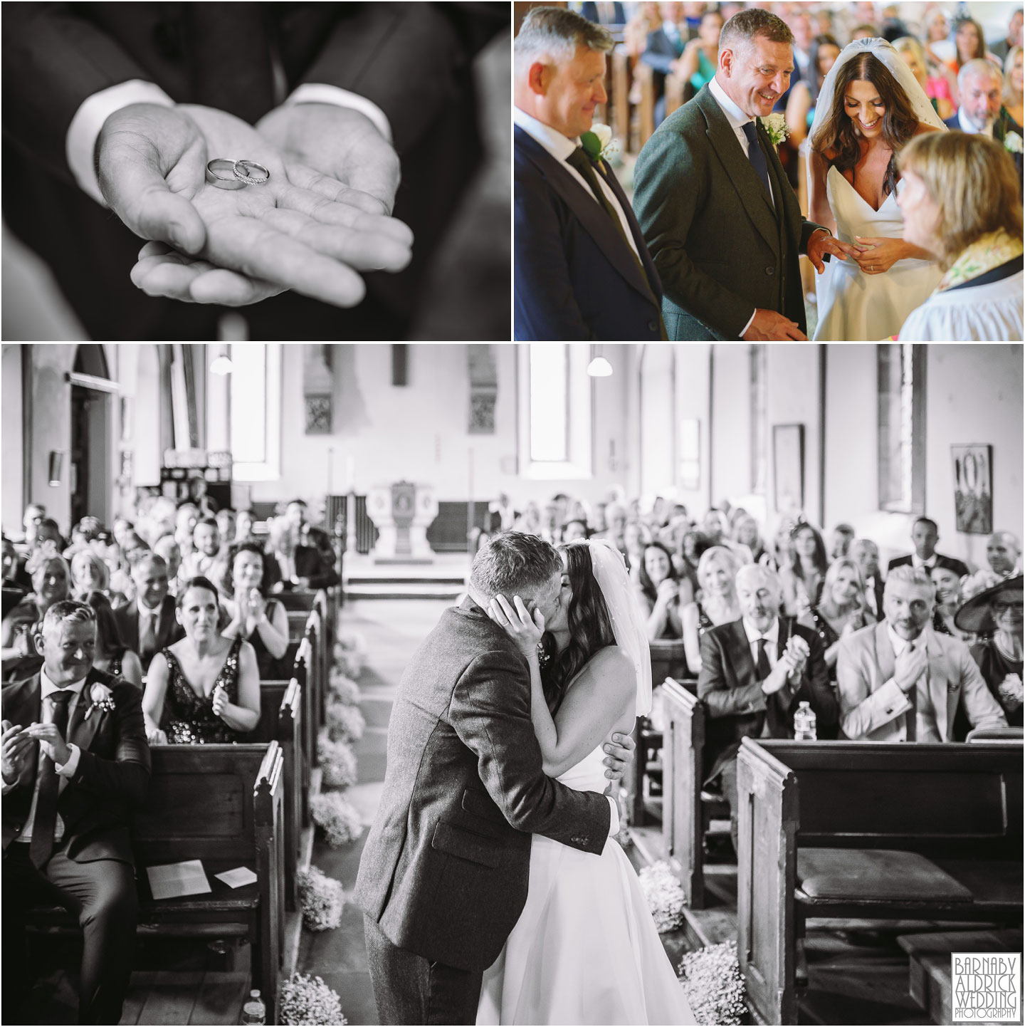 Wedding Ceremony at St Saviours Harome, St Saviour’s Church Harome