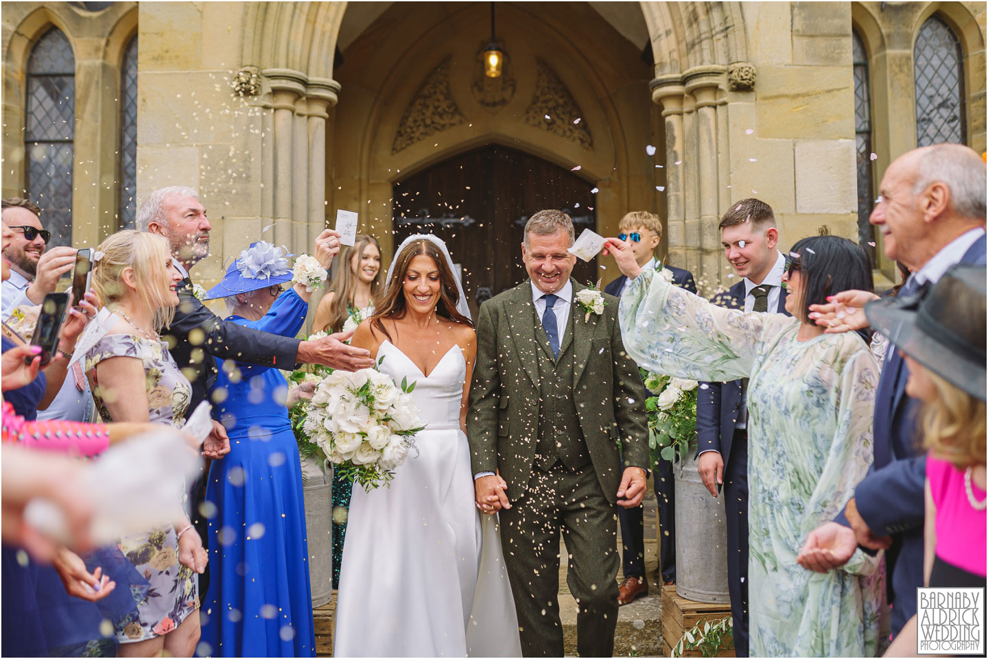 Confetti at St Saviours church harome