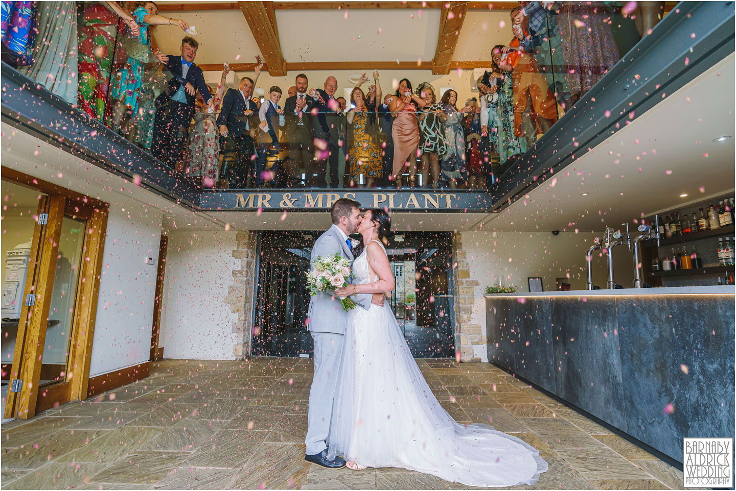 Priory Cottages Wedding Photos, Confetti at Priory Cottages, Priory Barn Yorkshire Wedding Photographer, Priory Cottages Wedding, Priory Farm and Cottages Wedding, Yorkshire Wedding Photographer