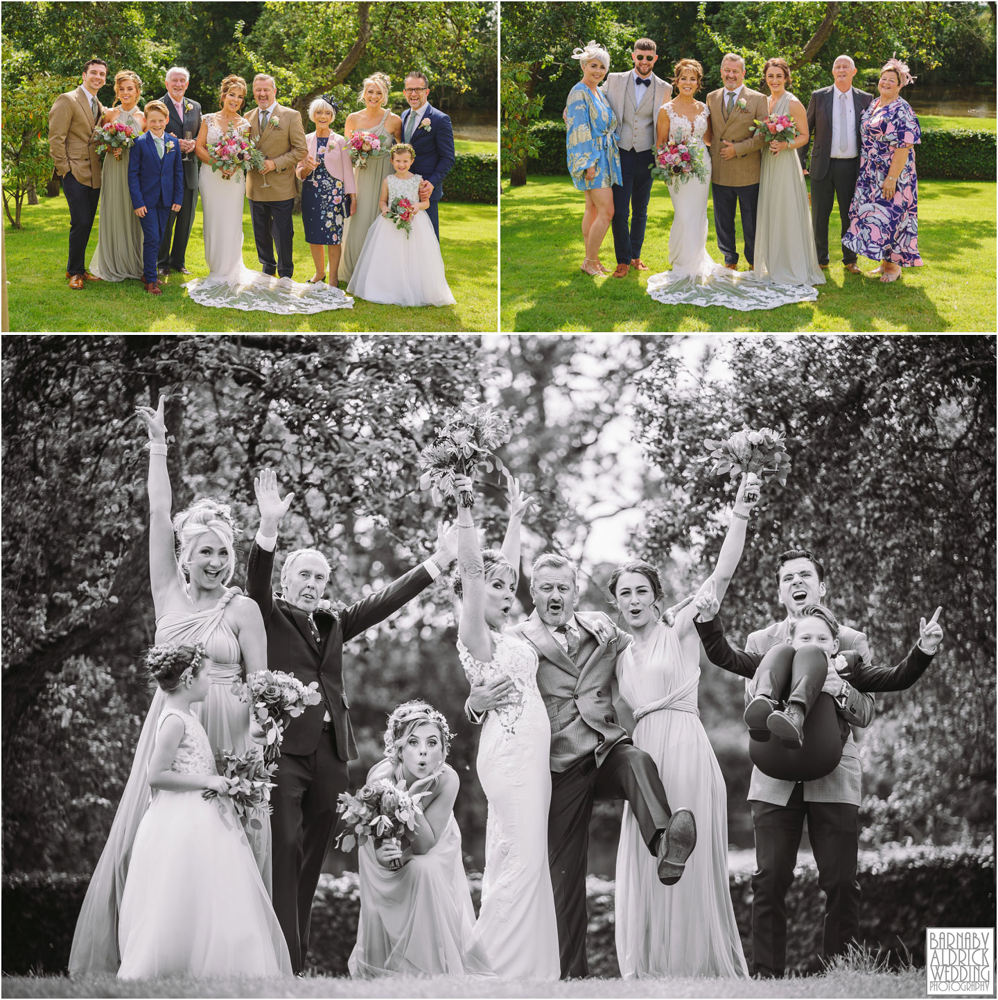 The Pheasant Harome fun Wedding photos 
