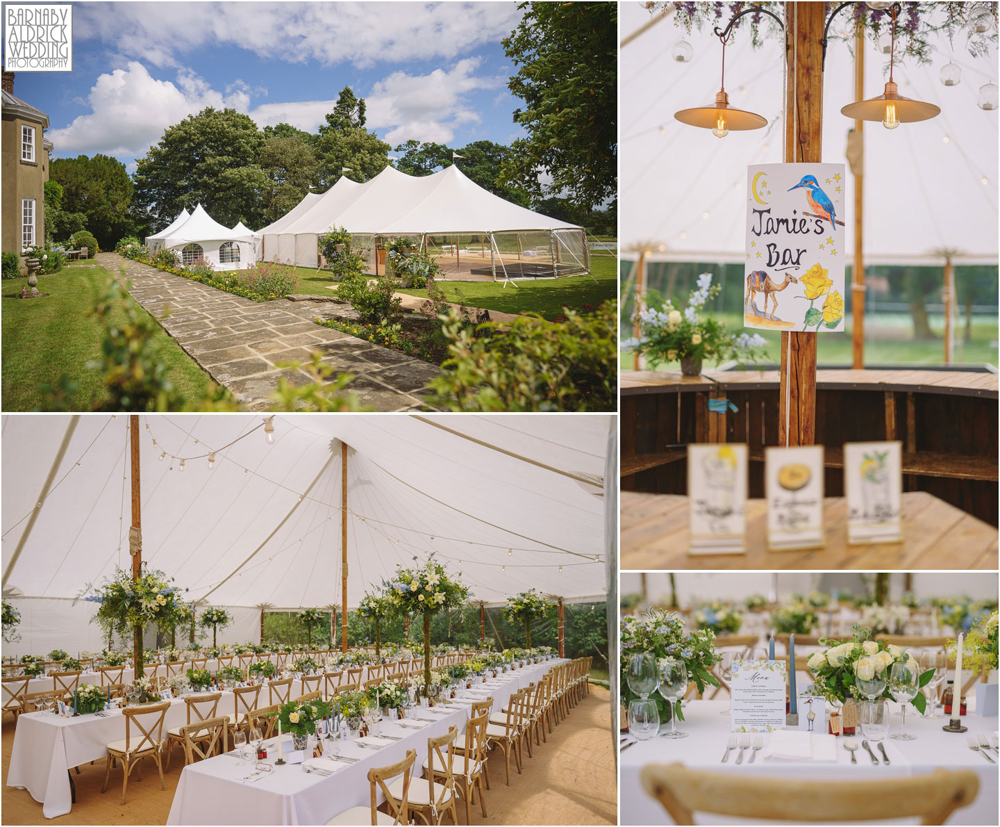 Garden Pole Tent Wedding Photos